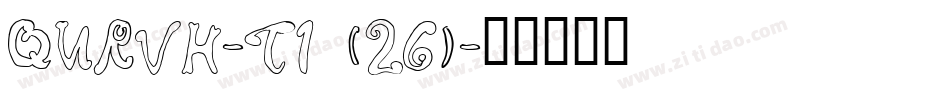QURVH-T1 (26)字体转换